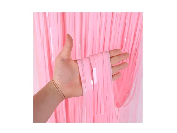 Cortina lluvia pastel