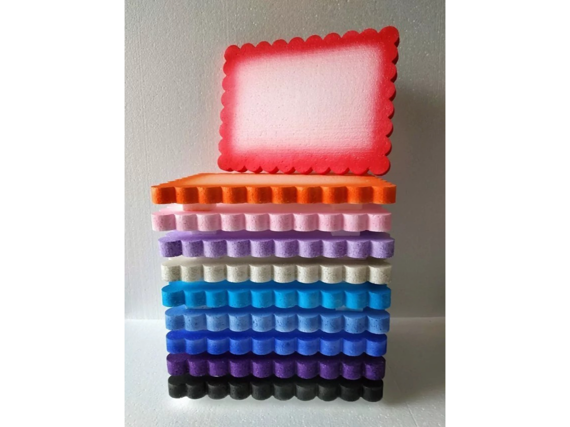 Bandejas pintadas rectangulares