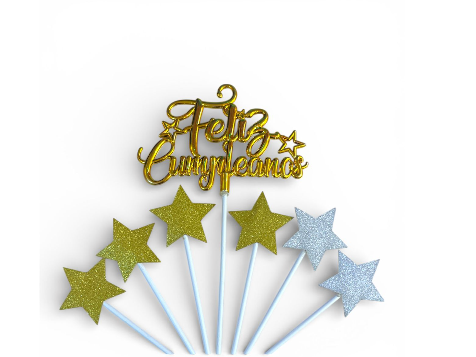 Feliz cumple con estrellas