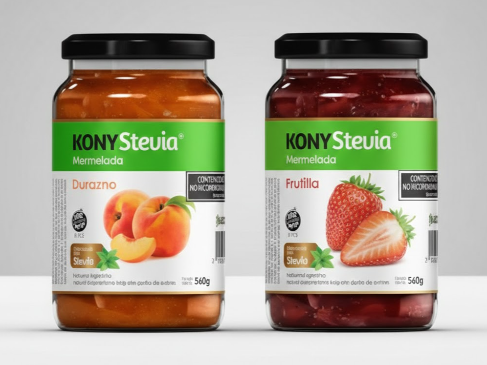 Mermeladas SIN azucar Kony