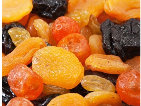 Fruta mixta seleccionada