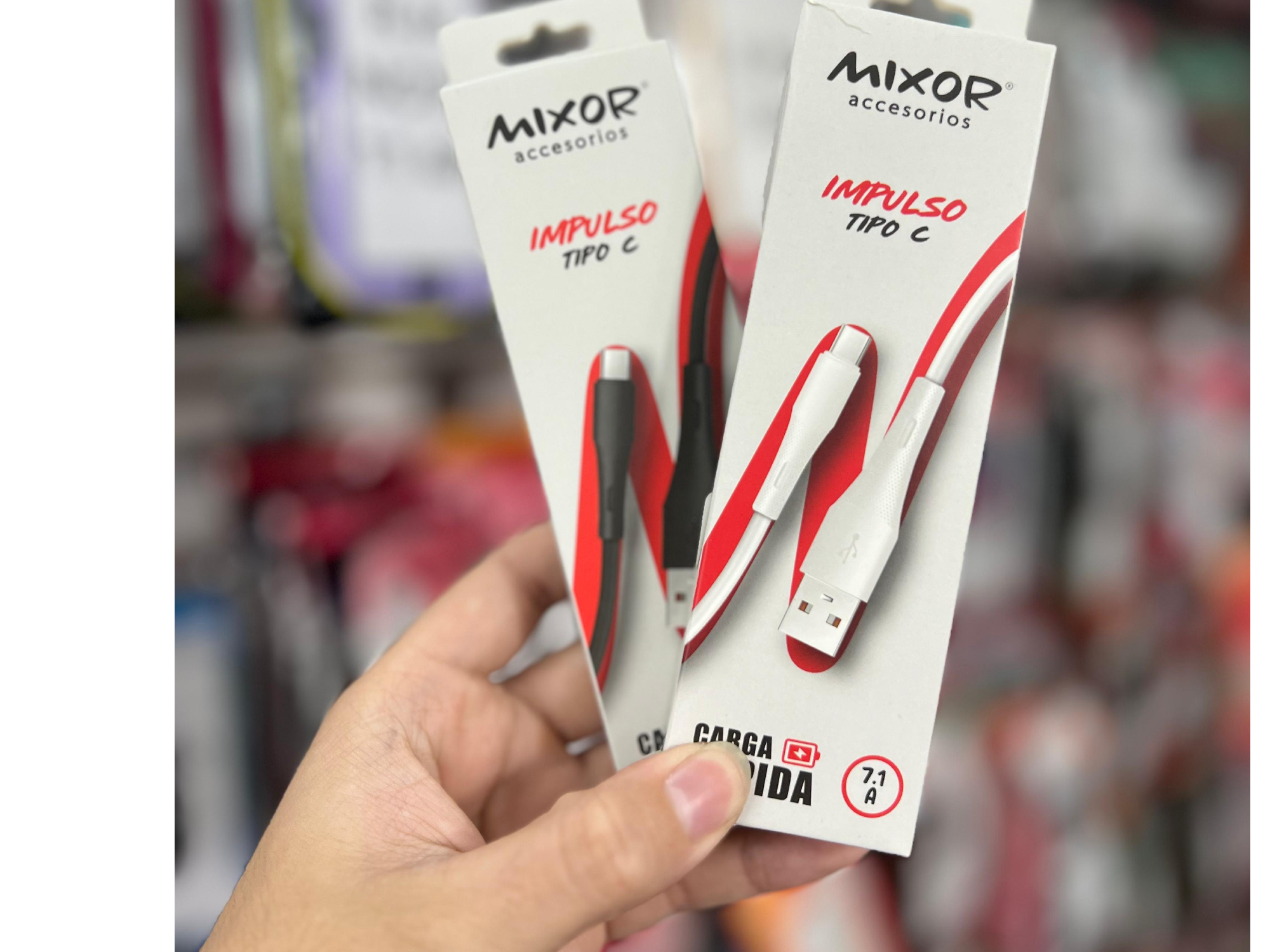 Cables USB Tipo C Mixor carga rapida 7.1A