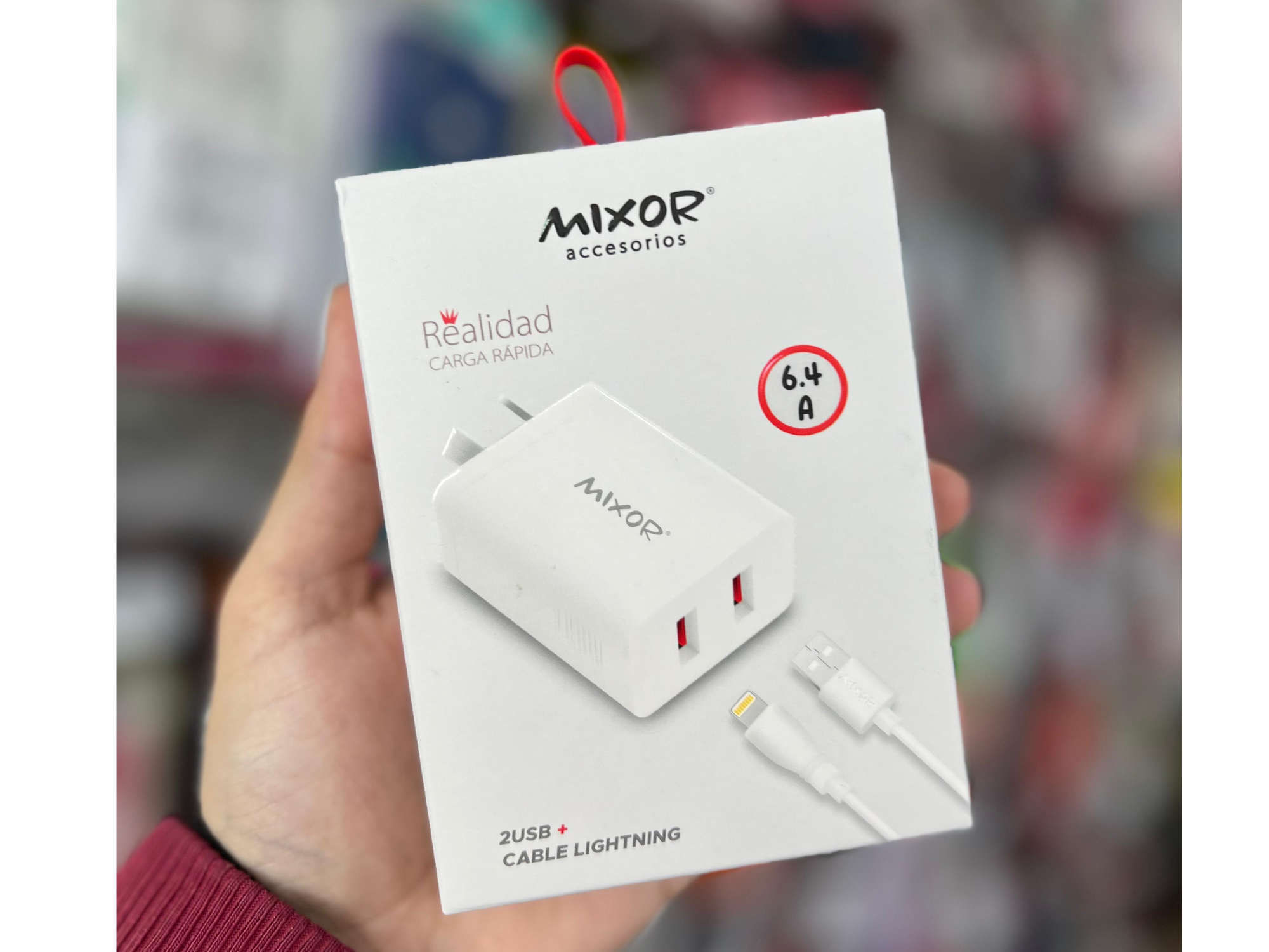 Cargador Iphone Mixor Realidad 6.4A