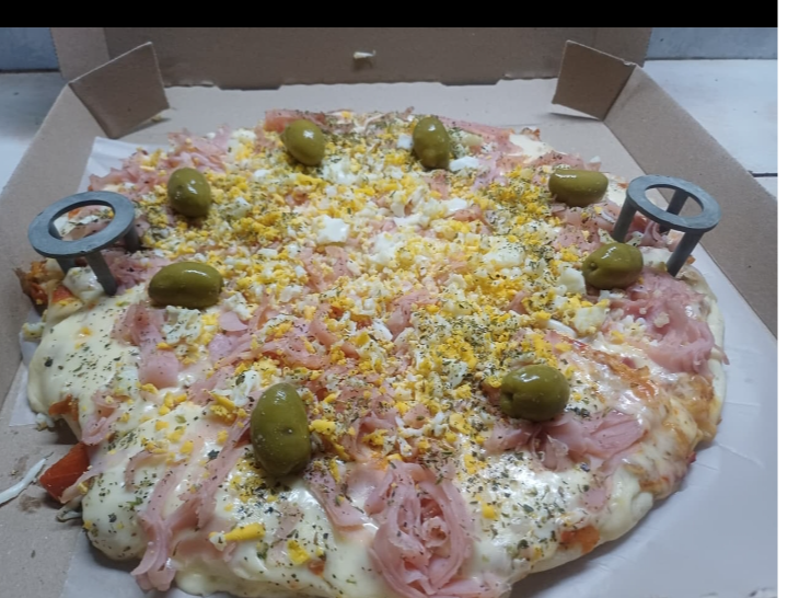 Pizzas jamón y huevo