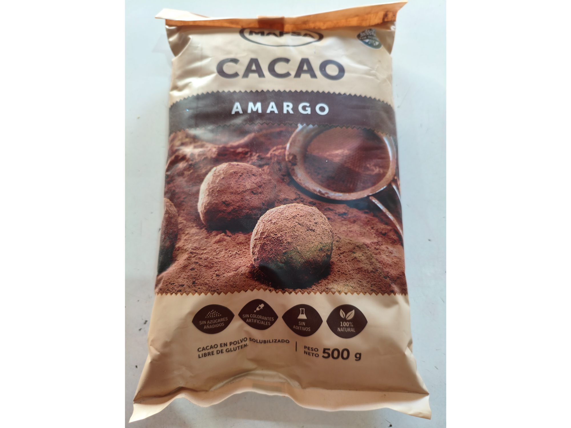 Cacao amargo.