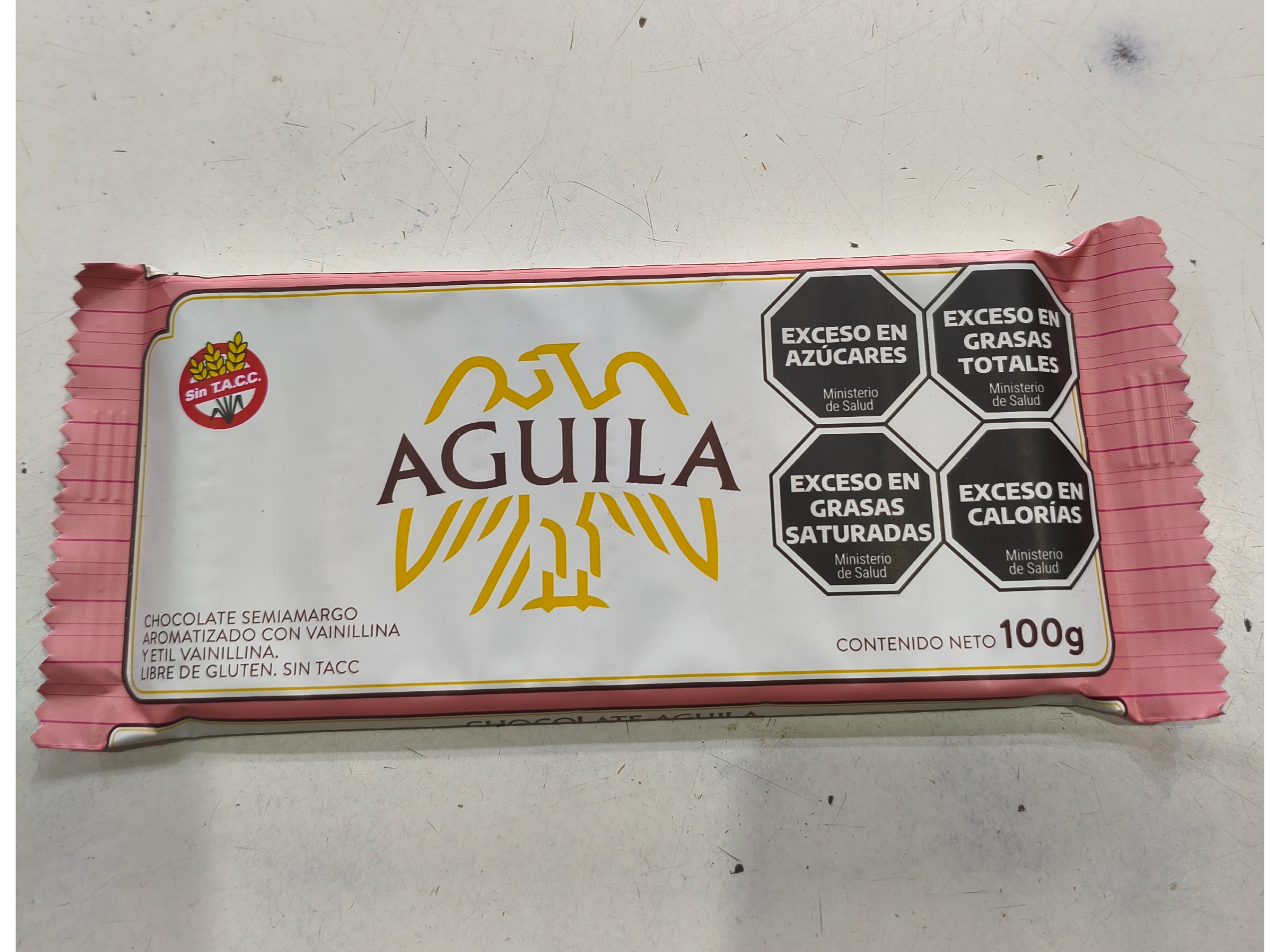 Chocolate aguila taza leche x 100 grs.
