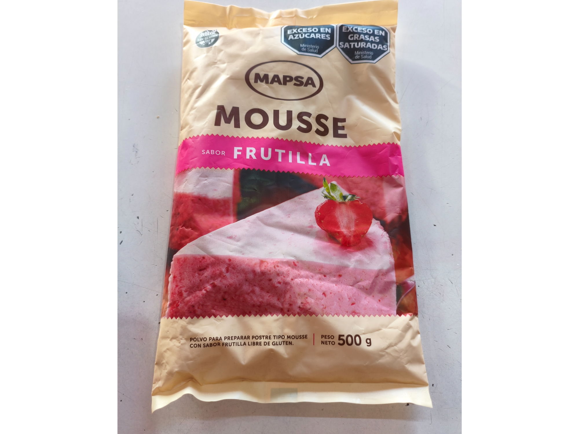 Mouse de frutilla.