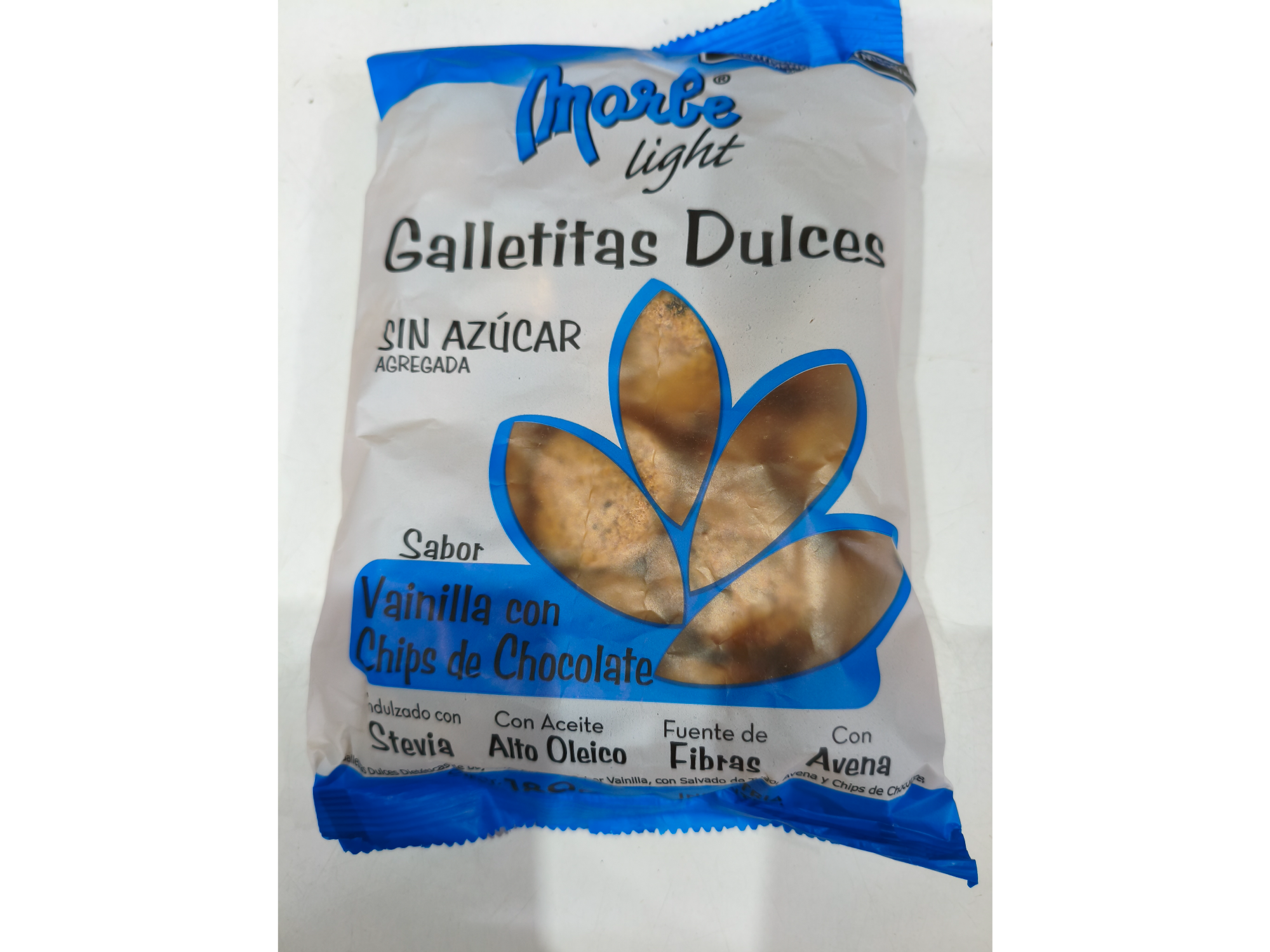 Galletitas vainilla c/chips light x 170 grs.