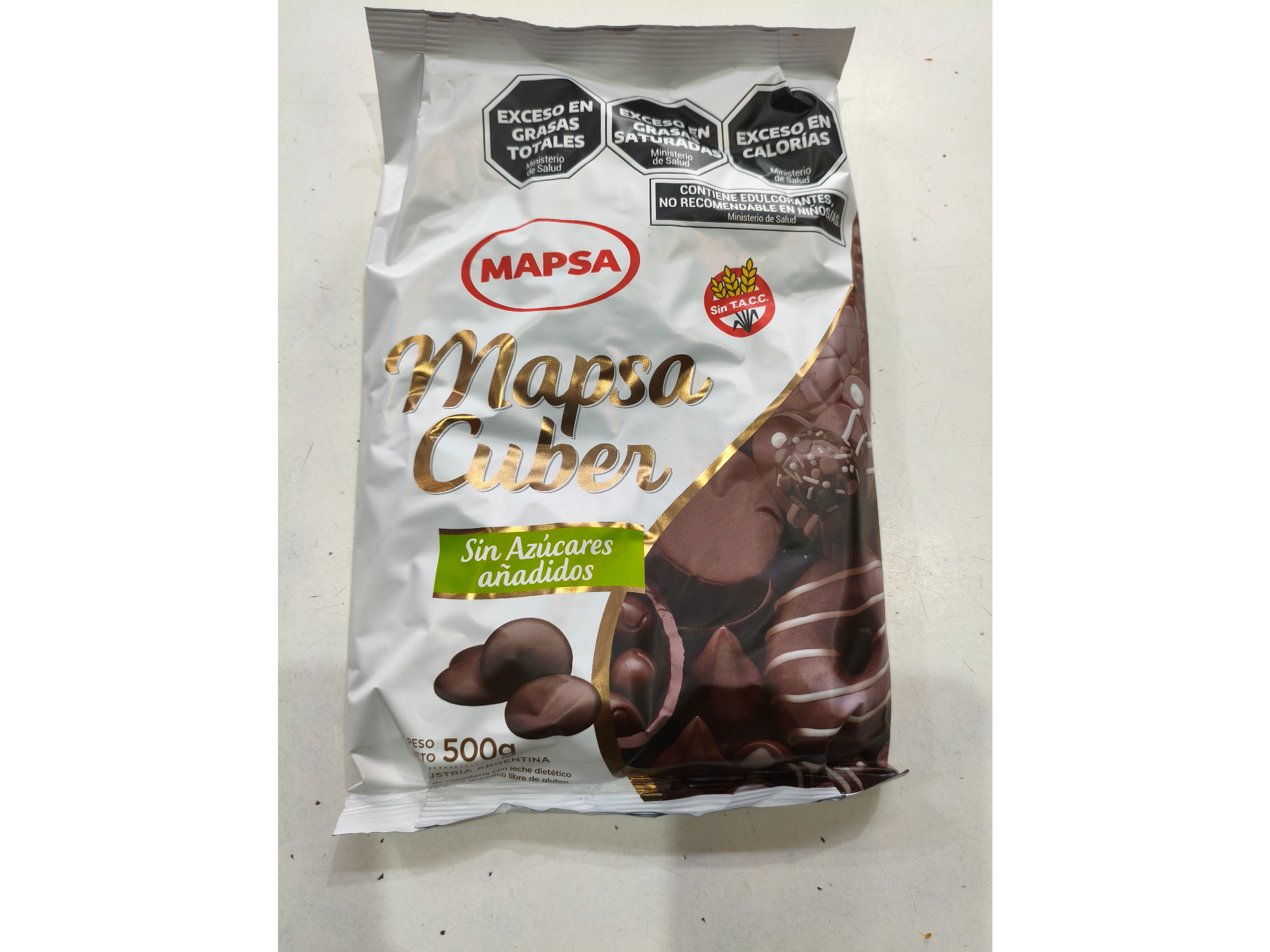 Mapsacuber chocolate s/azucar