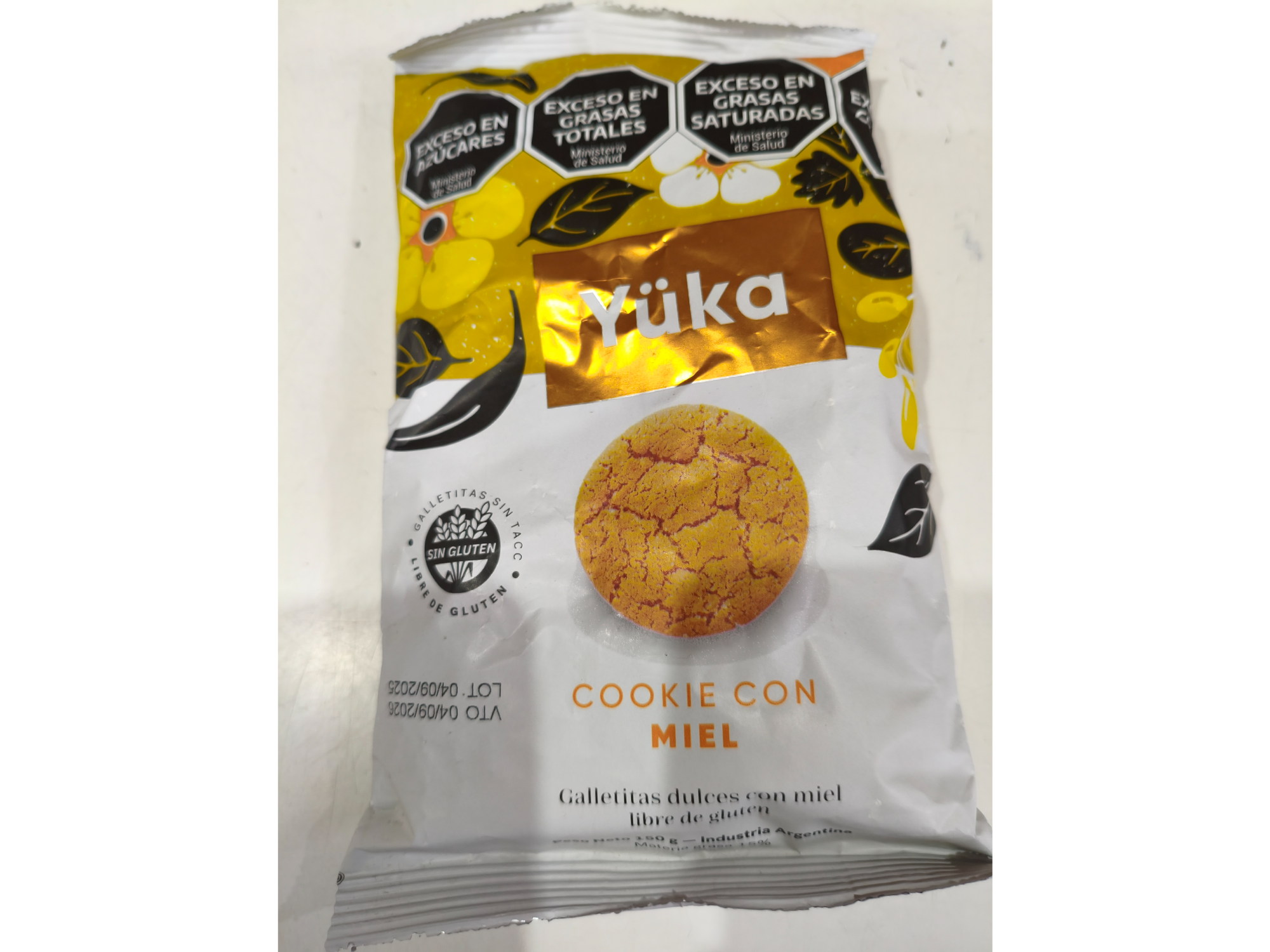Galletitas de miel sin tacc.