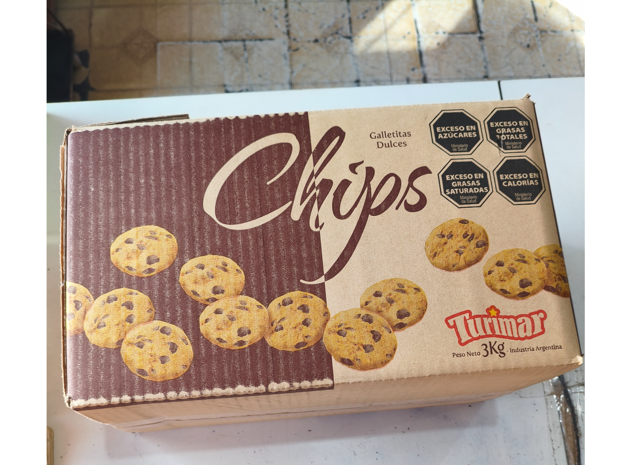 Galletitas con chips.