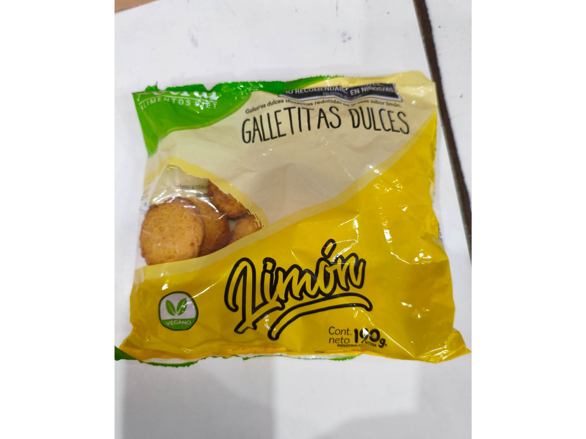 Galletitas de limón diet x 190 grs.