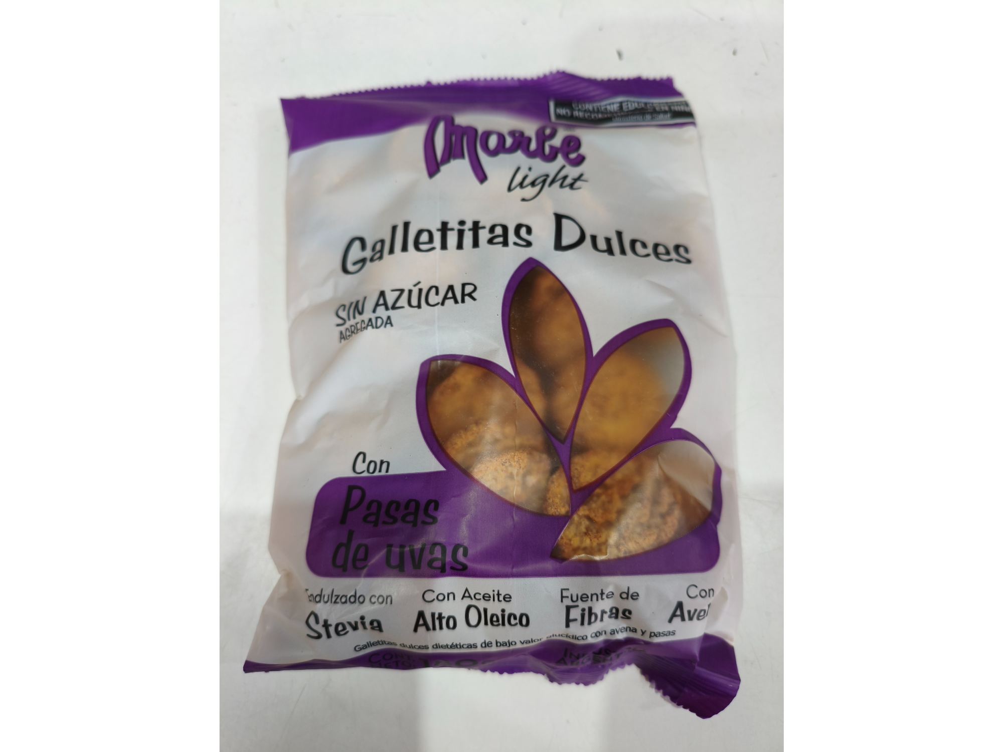 Galletitas de pasa de uva light x 180 grs.