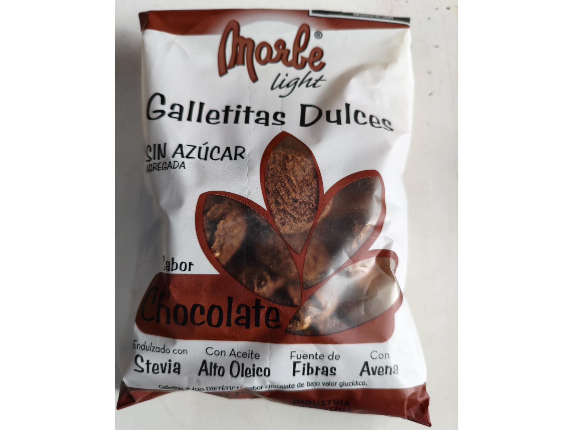 Galletitas chocolate light.