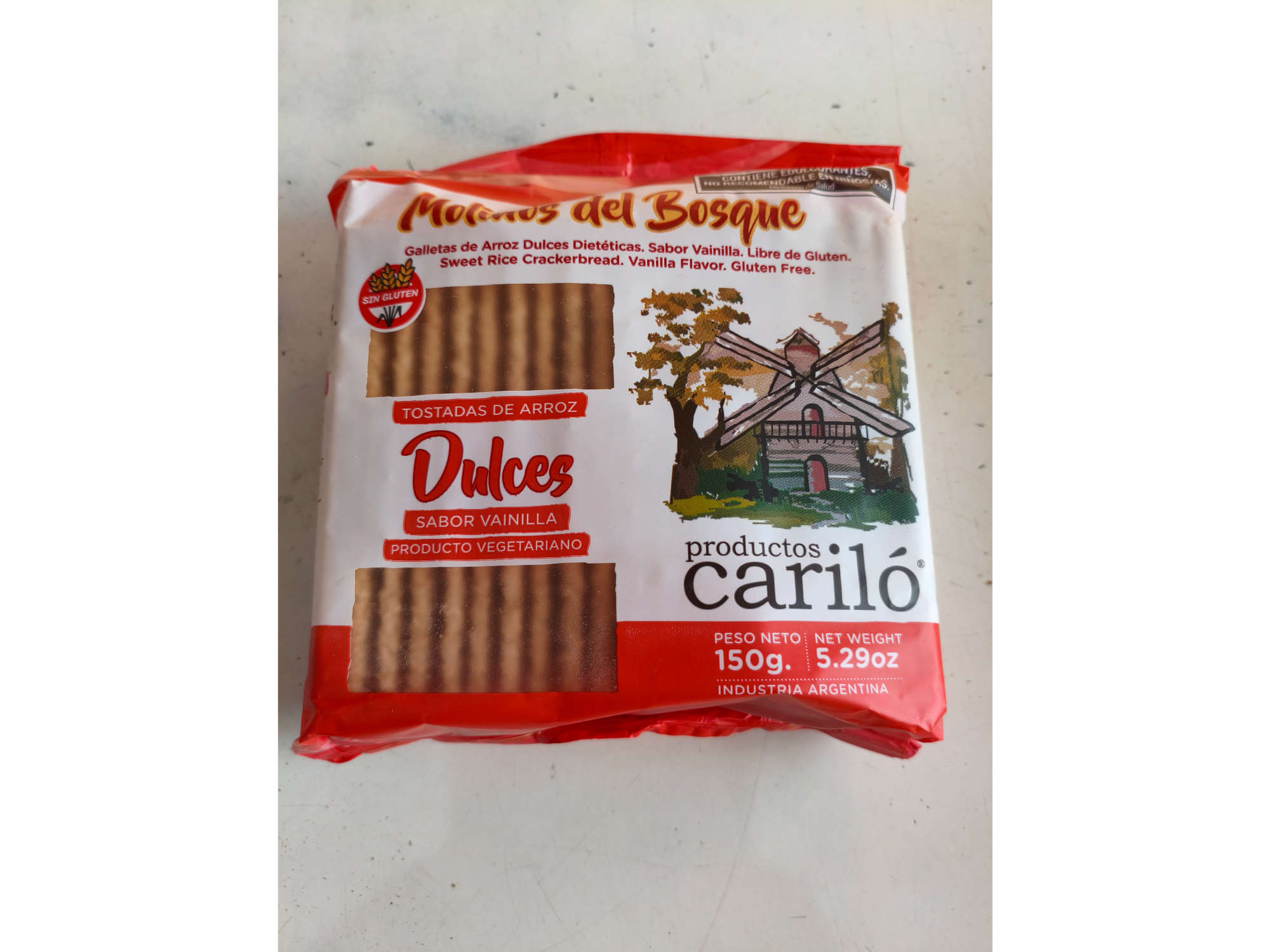 Tostadas de arroz dulce.