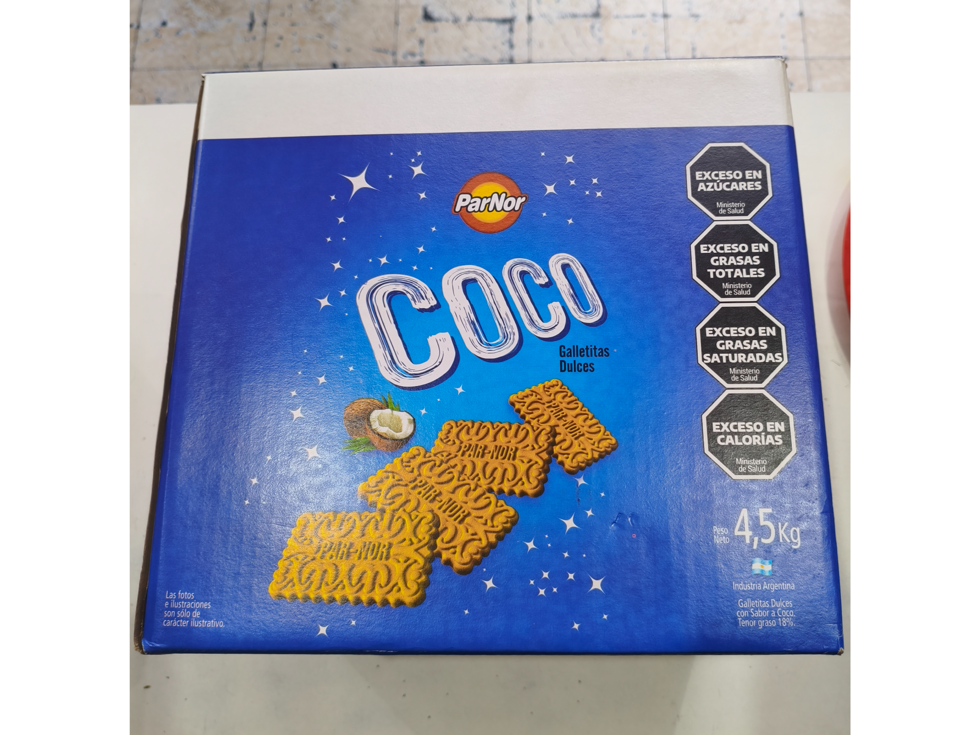 Galletitas par-nor de coco.