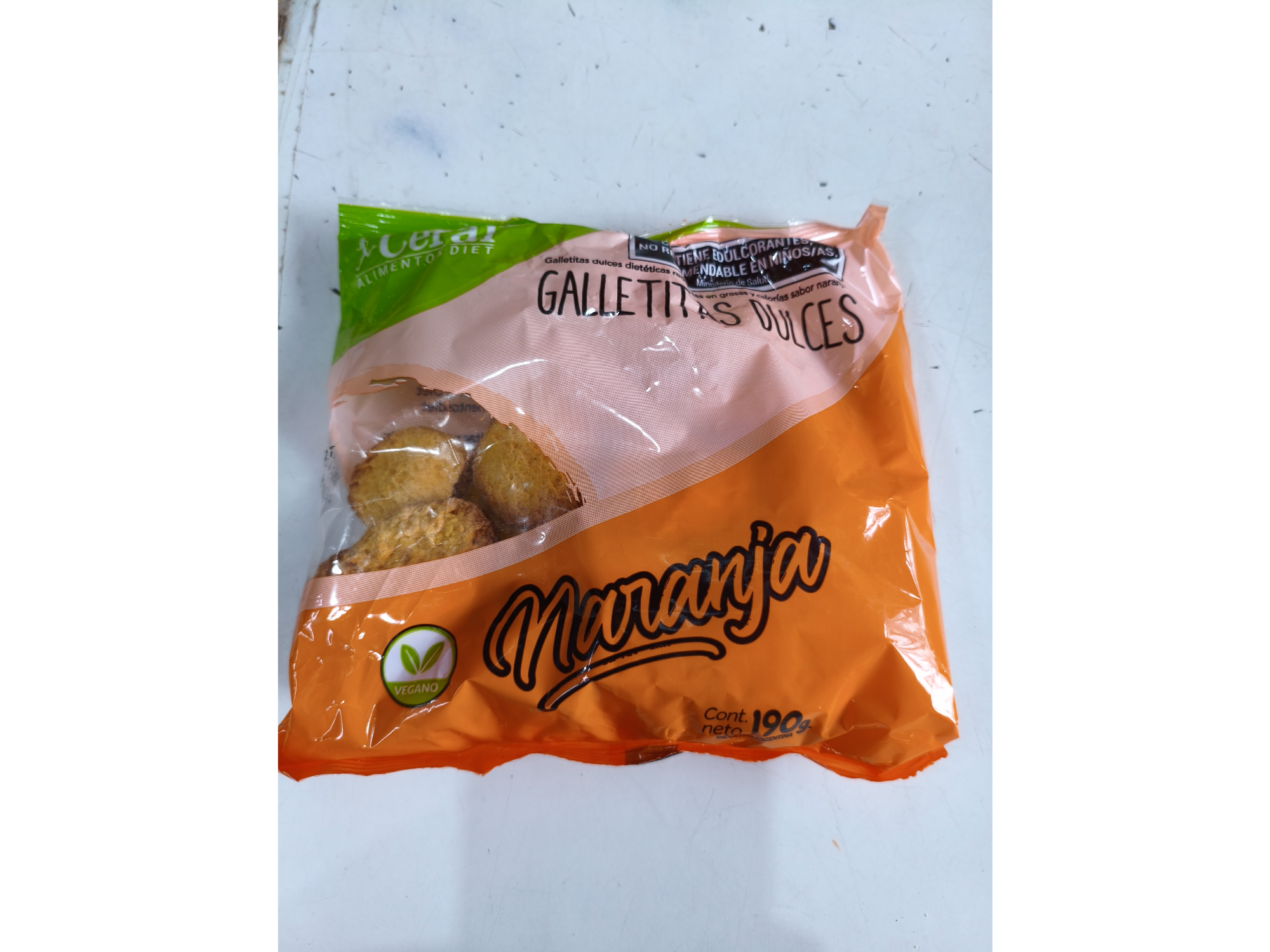Galletitas de naranja  diet x 190 grs.