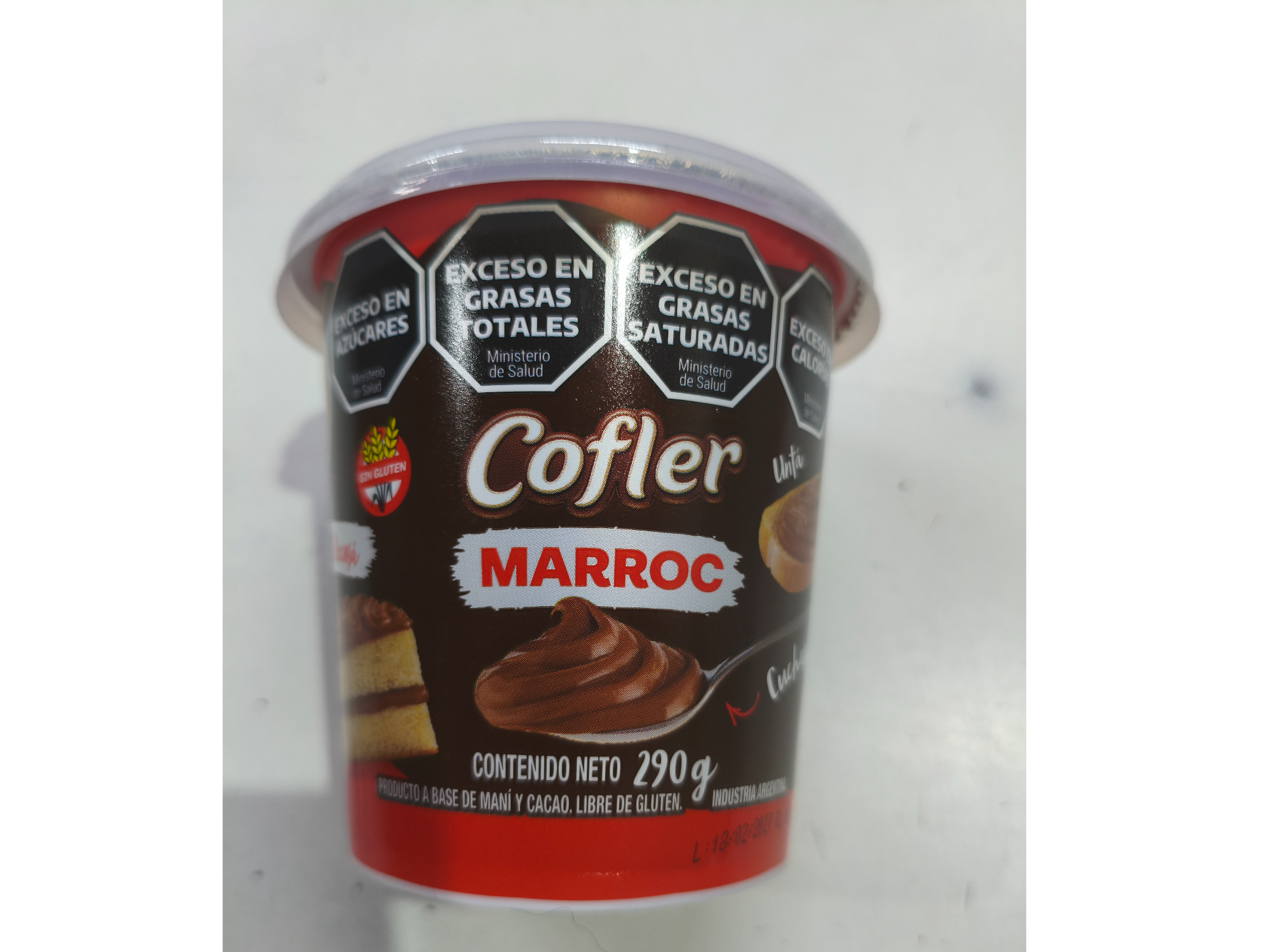 Relleno untable sabor marroc x 290 grs.