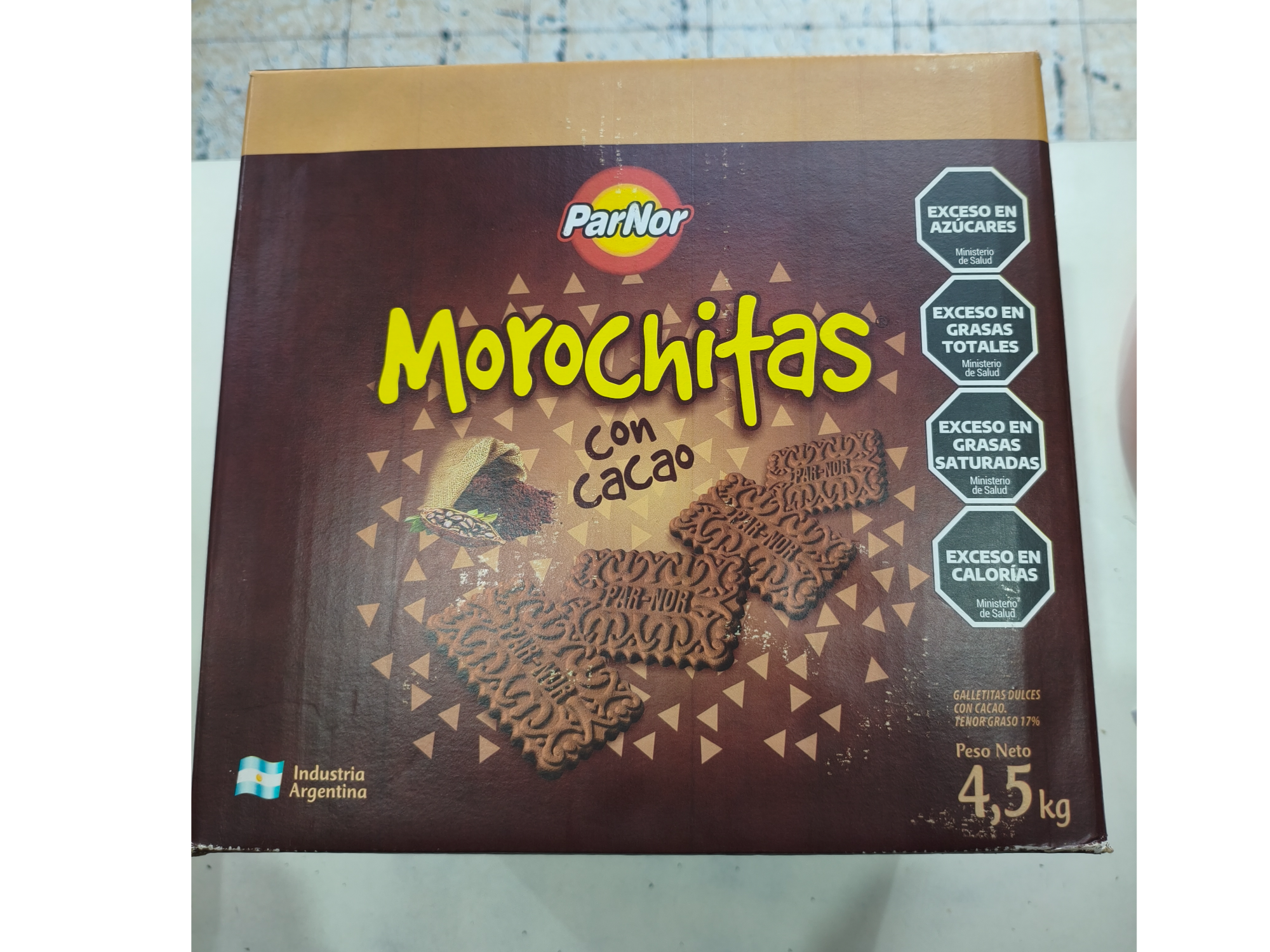 Galletitas par-nor morochitas.