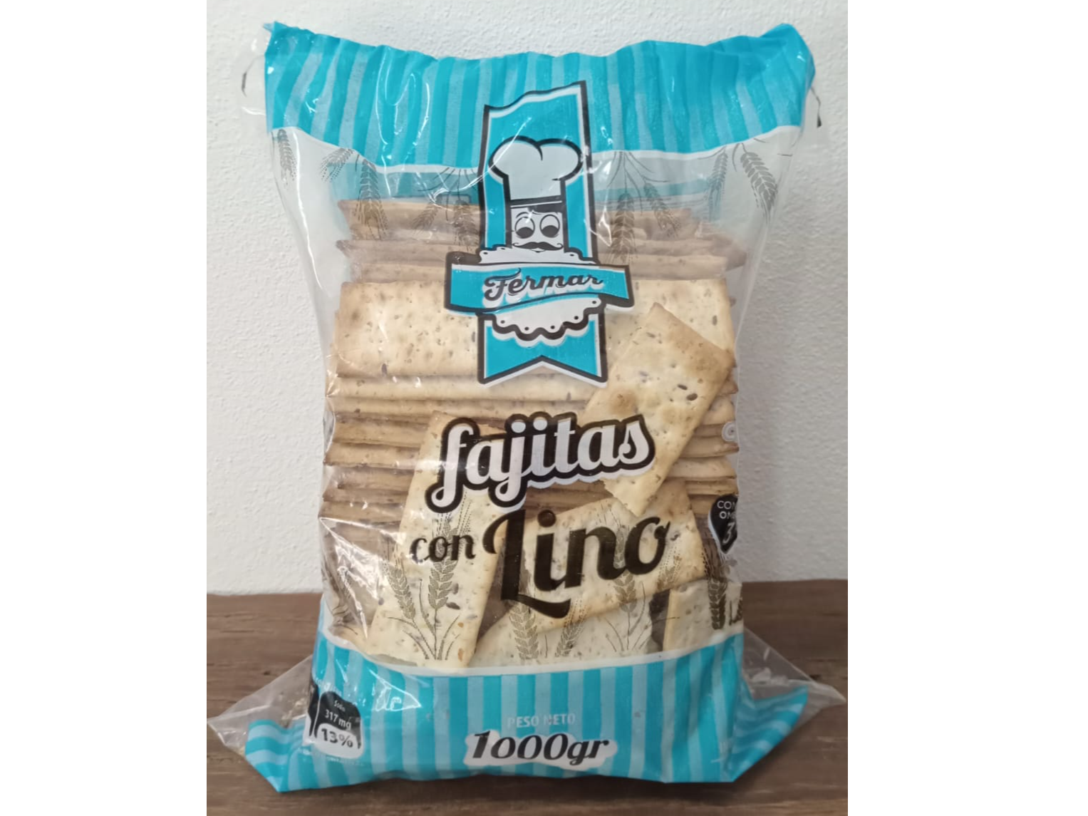 Fajitas con lino 1 kg FERMAR