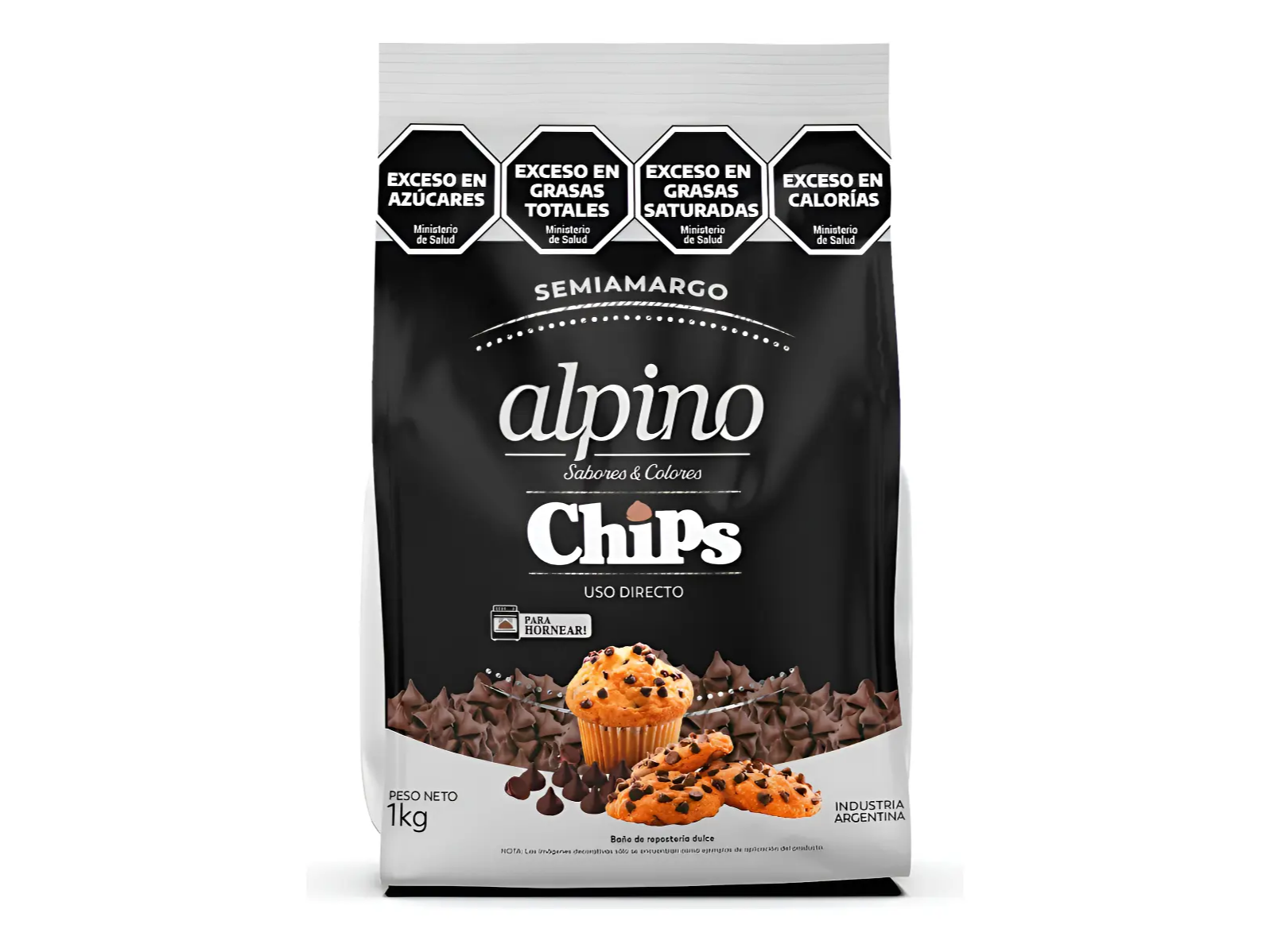 Chips de chocolate negro ALPINO 1 kg