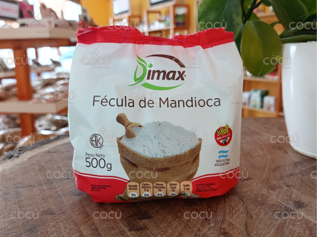Fecula de mandioca 500 gr DIMAX