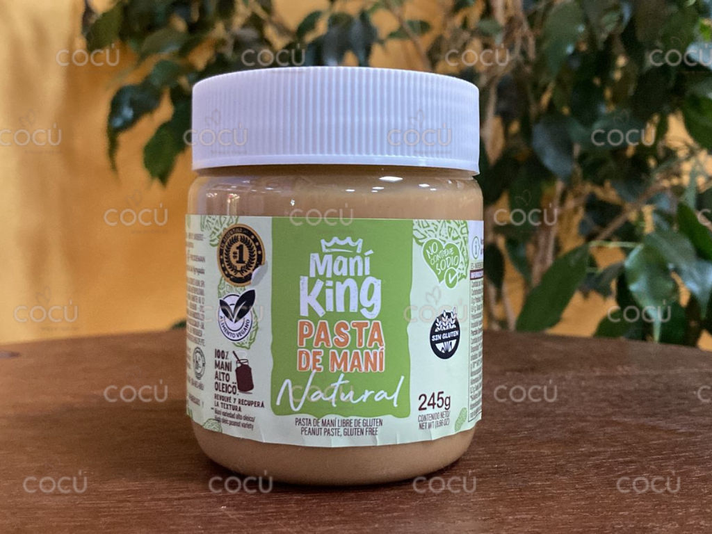 Pasta de mani natural 245 gr KING