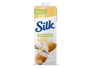 Bebida de almendra vainilla sin azucar 1 lt SILK