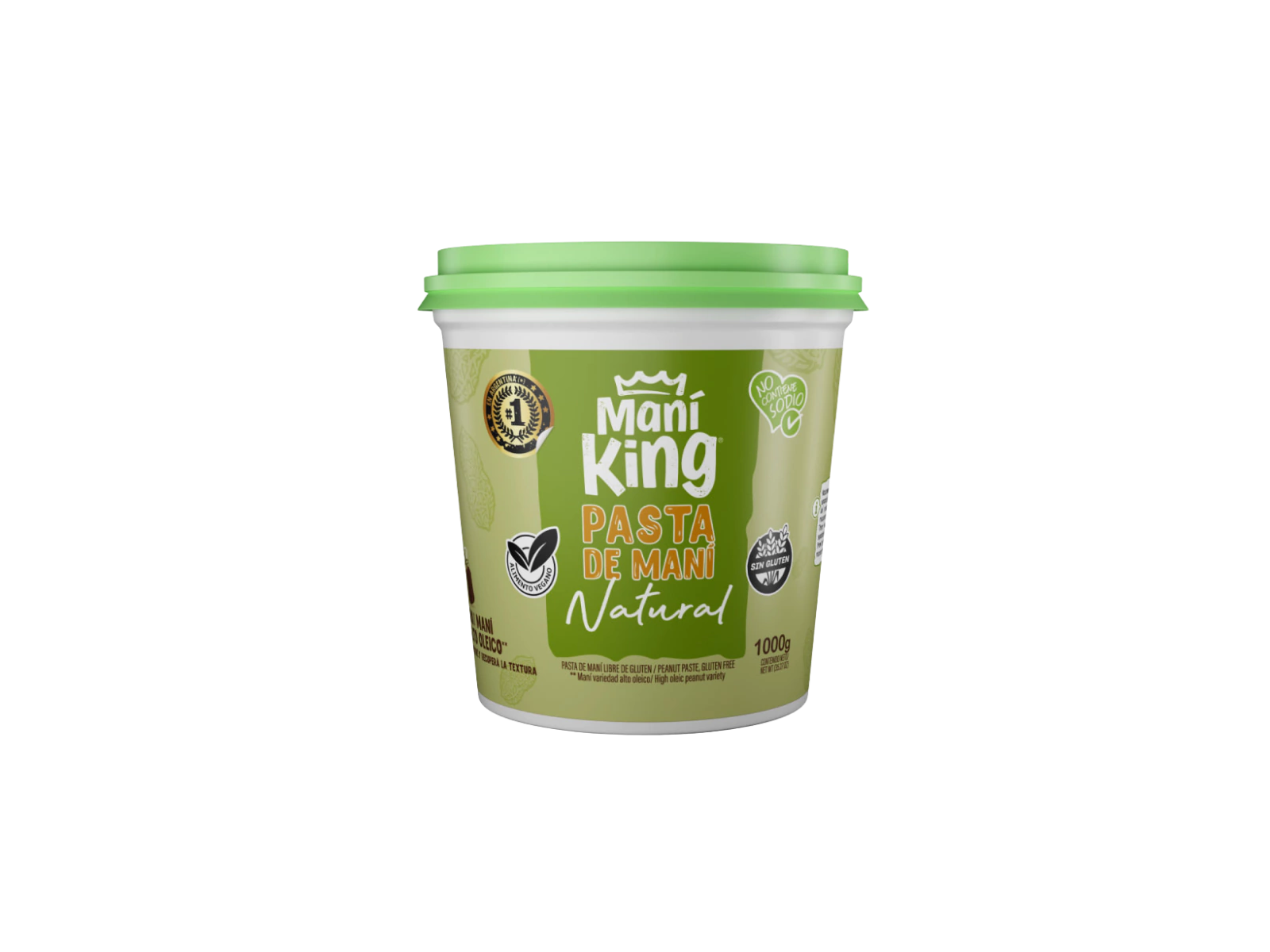 Pasta de mani natural 1 kg KING