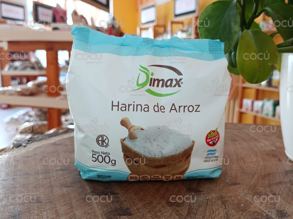 Harina de arroz 500 gr DIMAX