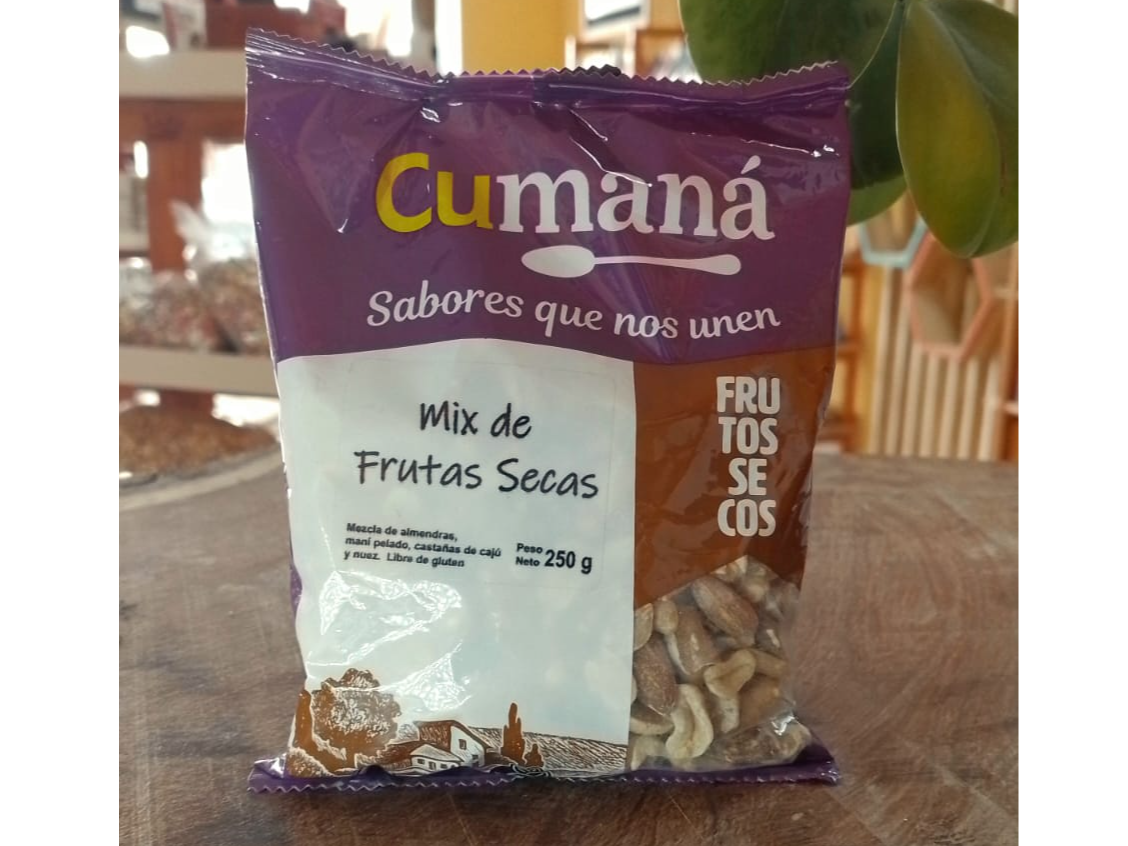 Mix frutos secos SIN TACC 250 gr CUMANA