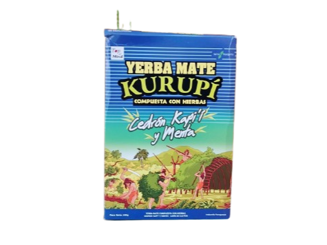 Yerba mate con cedron kapii y menta 500 gr KURUPI