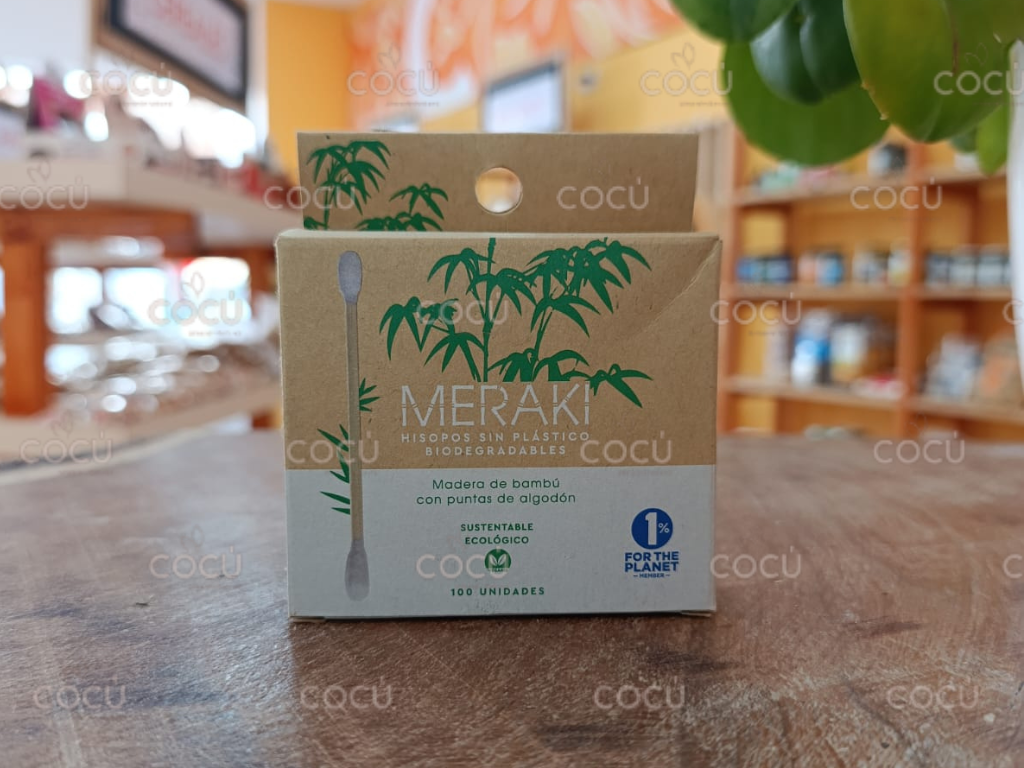 Hisopo de bambu 100 unidades MERAKI