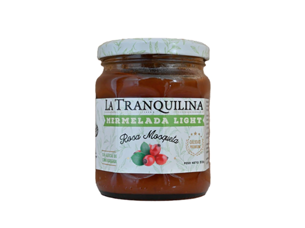 Mermelada rosa mosqueta 330 gr LA TRANQUILINA