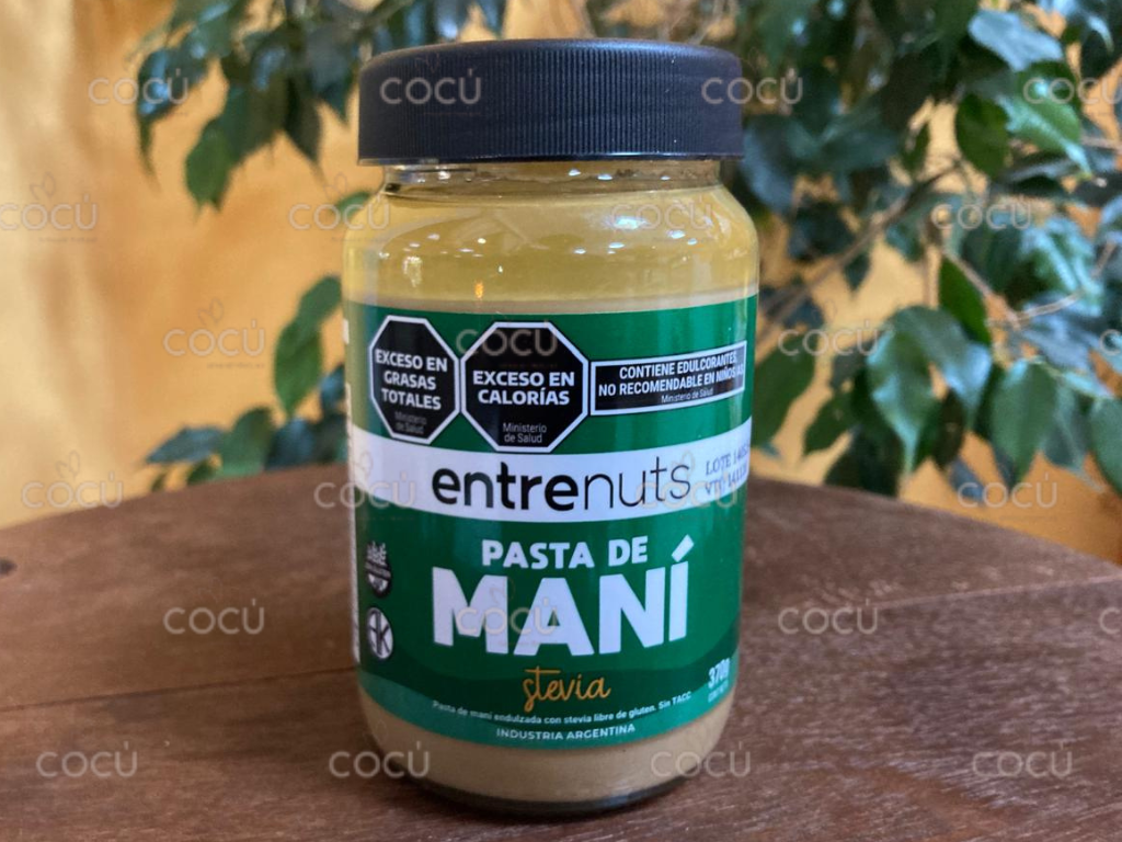 Pasta de mani con stevia 370 gr ENTRENUTS