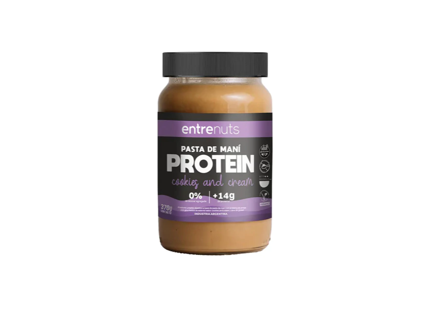 Pasta de mani Cookie and cream PROTEICA 370gr ENTRENUTS