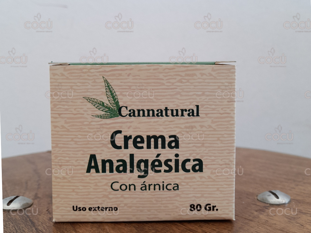 Crema analgesica con arnica CBD 80 gr CANNATURAL