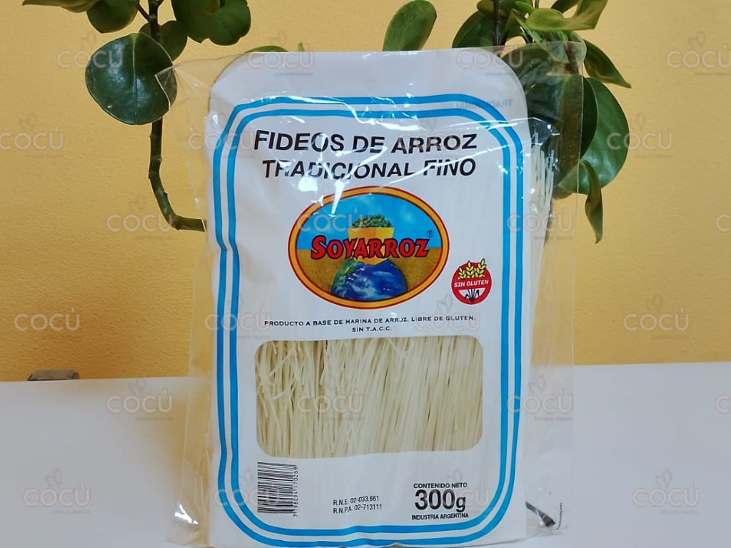 Fideo de arroz tradicional 300 gr SOYARROZ
