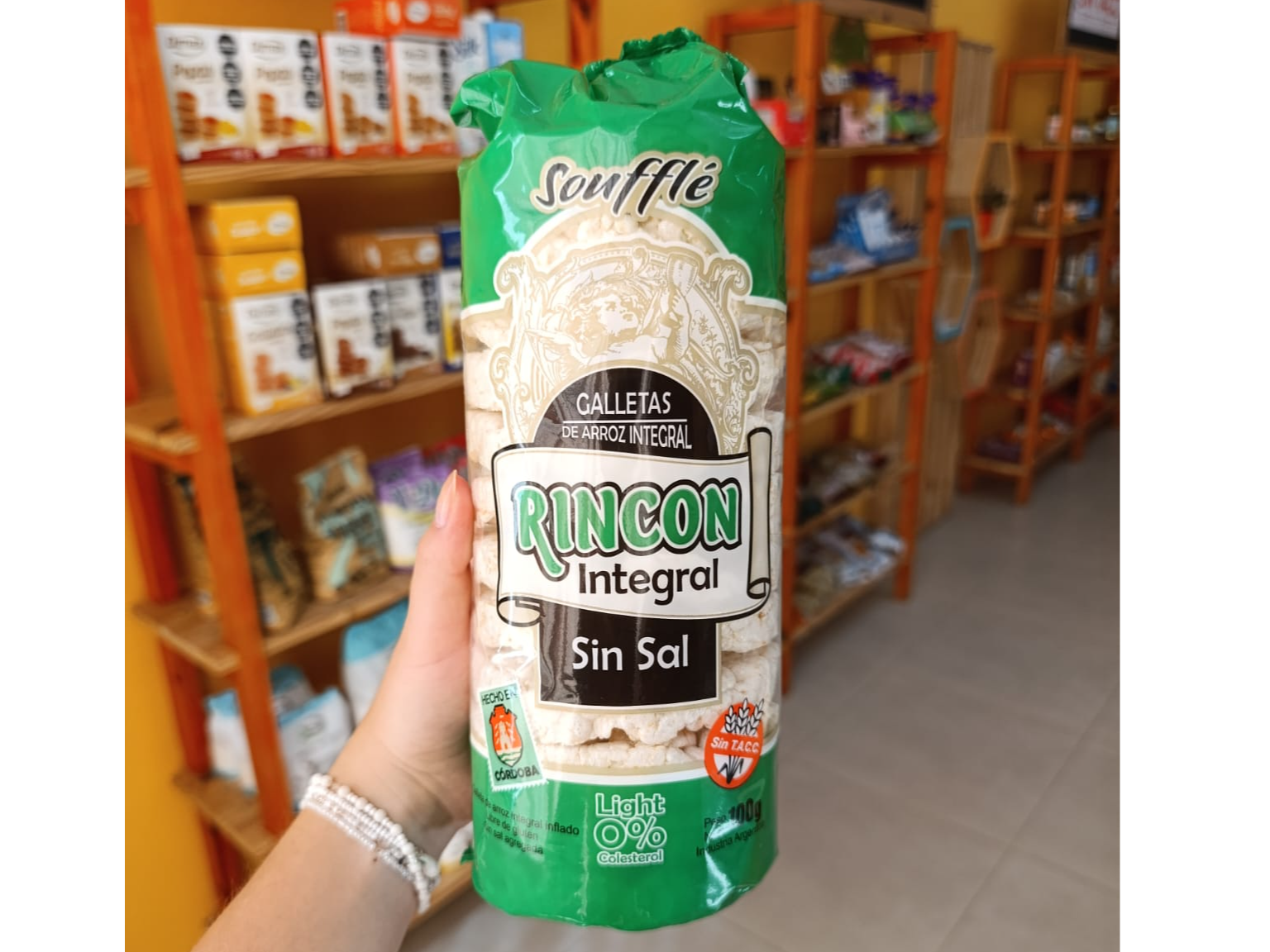 Disco de arroz sin sal 100gr RINCON INTEGRAL