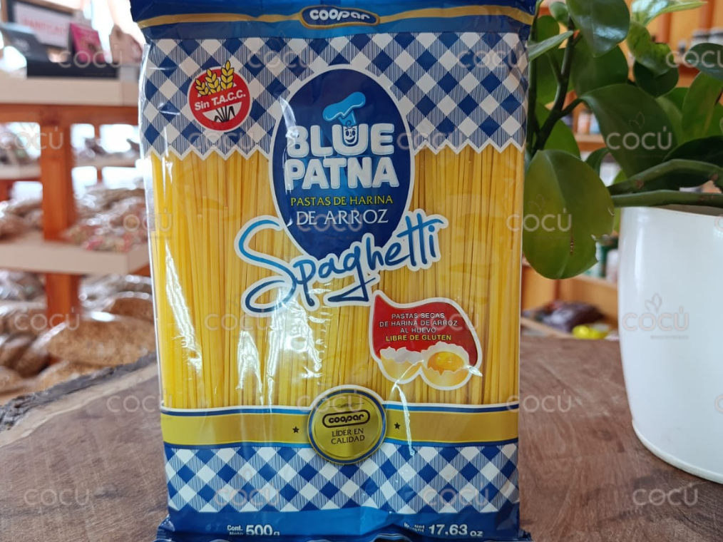 Spaghetti de arroz 500 gr BLUE PATNA