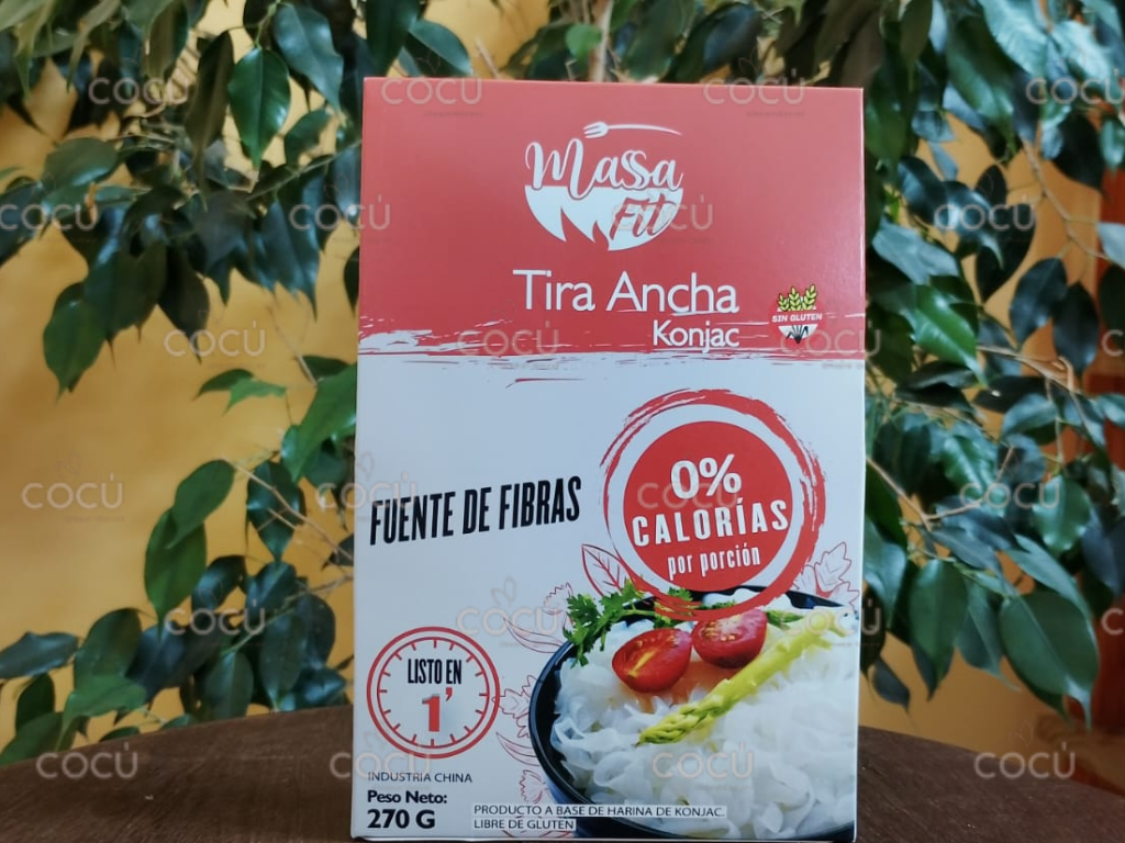 Fideo tira ancha Konjac 270 gr MASSA FIT