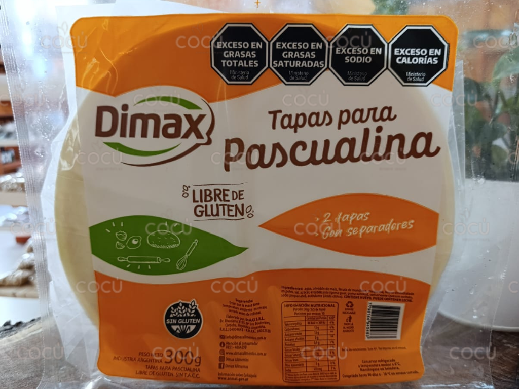 Tapas para pascualina 300 gr DIMAX