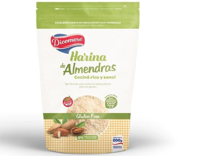 Harina de almendras 200 gr DICOMERE