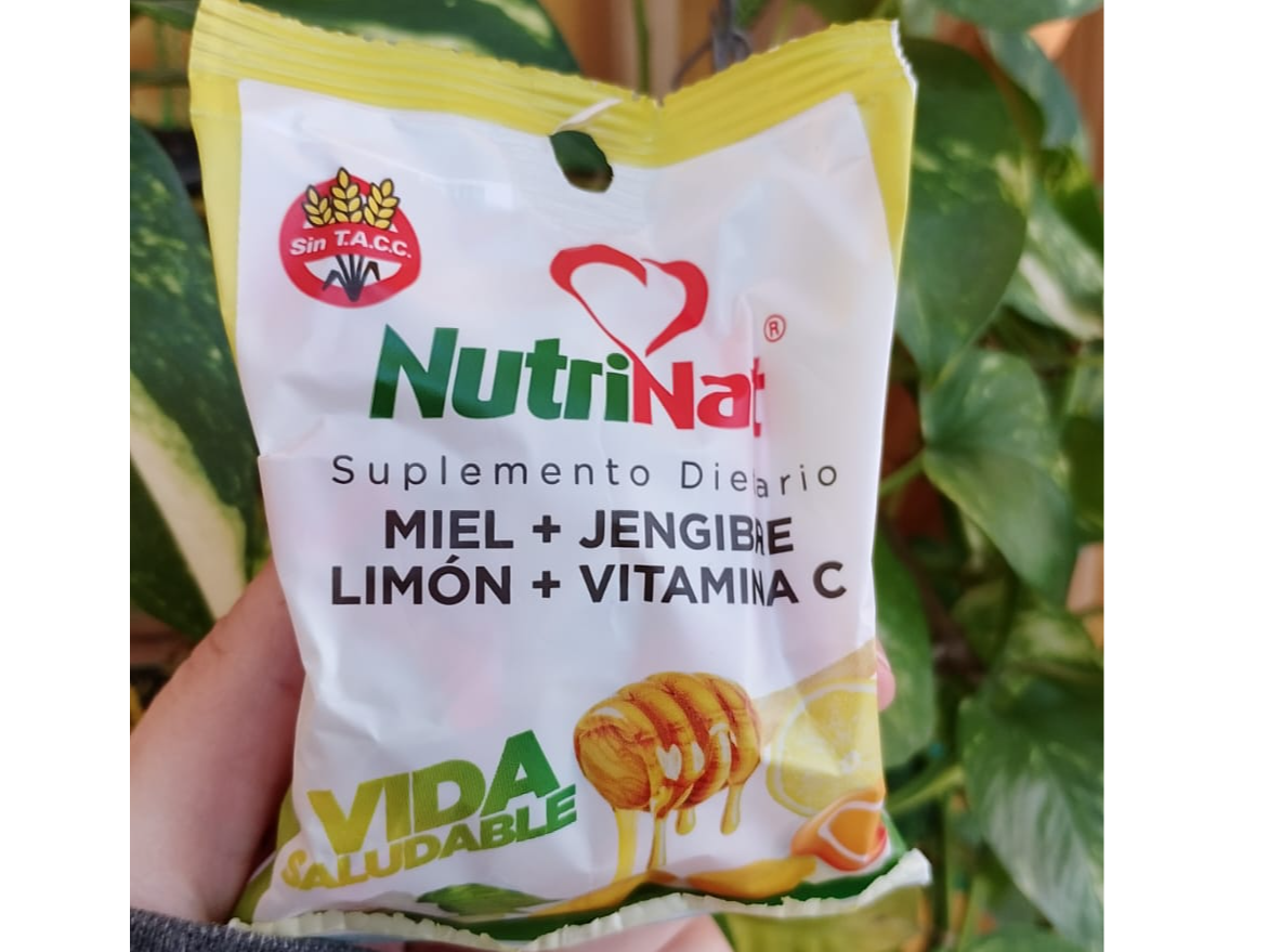 Caramelo de MENTA PEPERINA VITAMINA C 50gr NUTRINAT