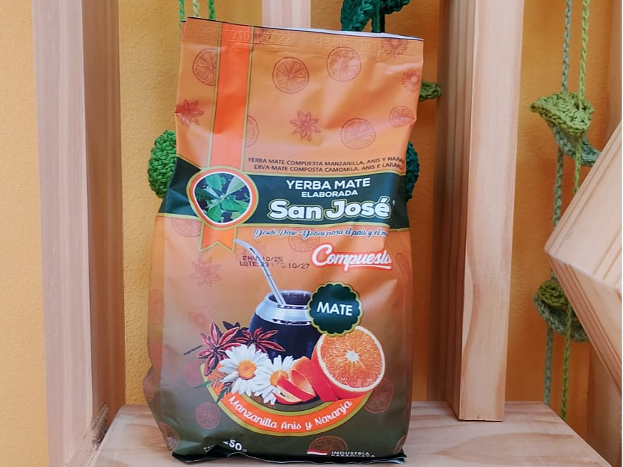 Yerba mate manzanilla anis y naranja 250 gr SAN JOSE