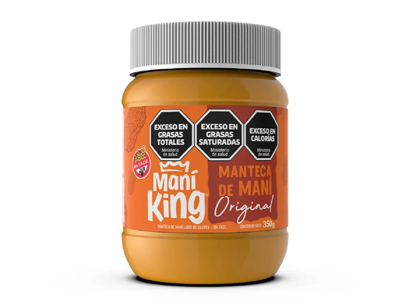 Manteca de mani  350 gr KING