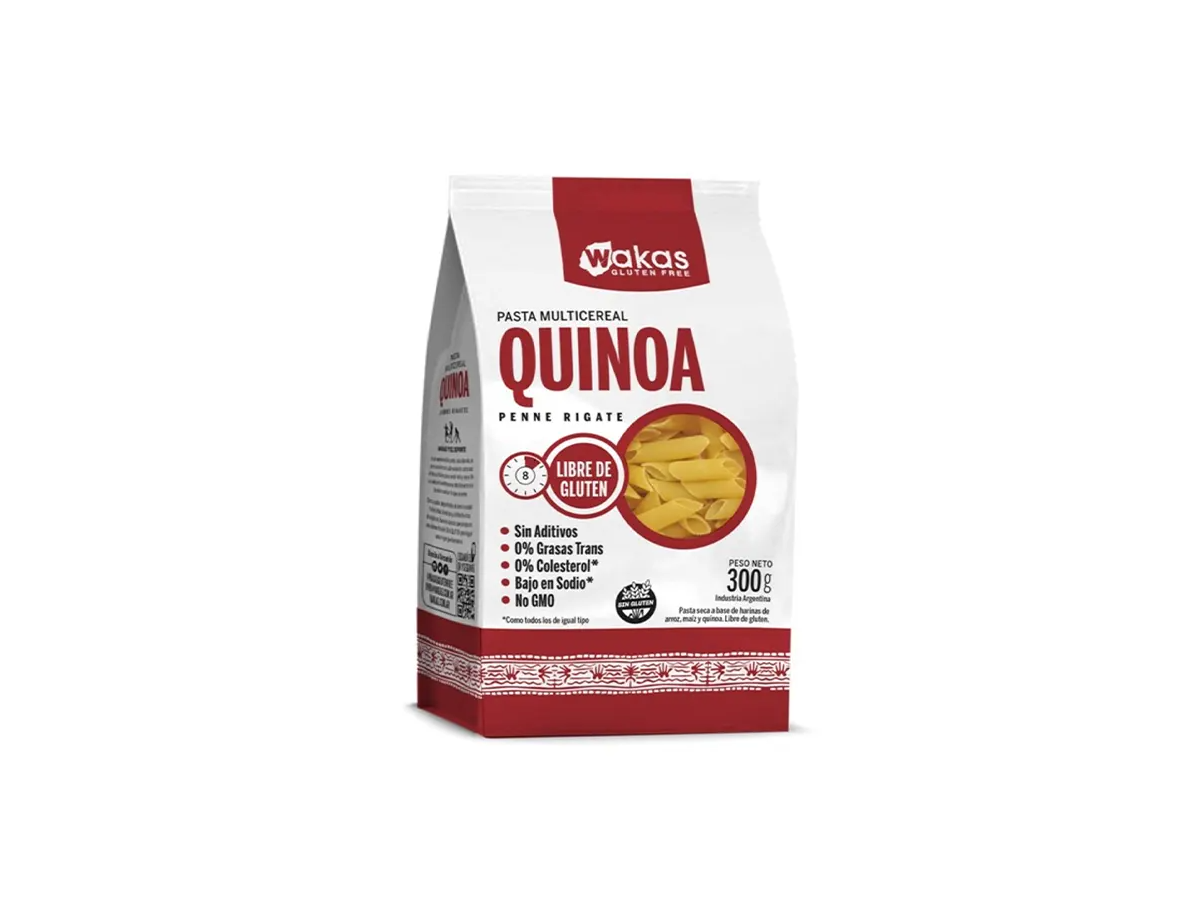 Pasta multicereal quinoa 250 gr WAKAS