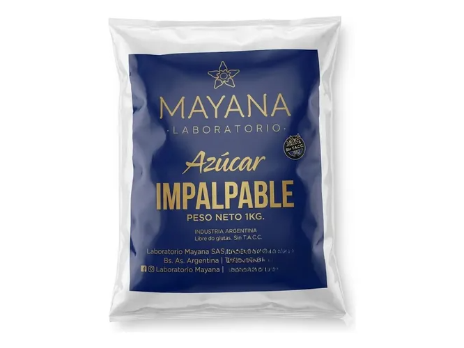 Azucar impalpable SIN TACC MAYANA 1 kg