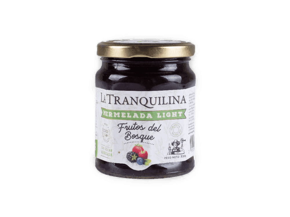 Mermelada frutos del bosque 330 gr LA TRANQUILINA