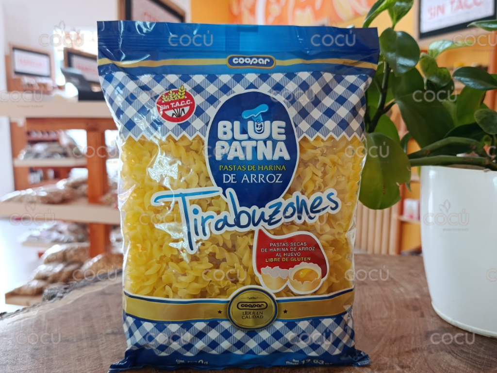 Tirabuzones de arroz 500 gr BLUE PATNA
